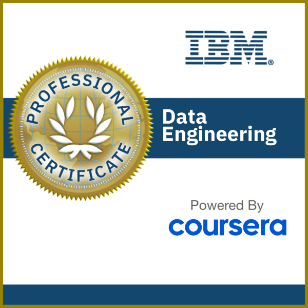 IBM Data Engineering Professional Certificate Badge